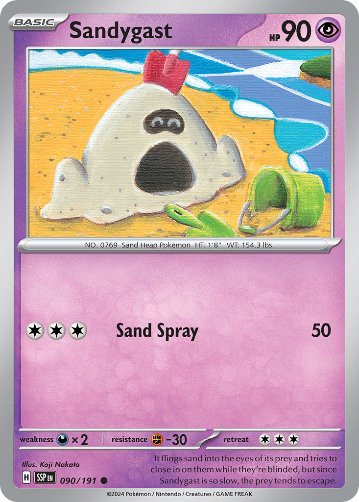 Surging Sparks Sandygast #90/191